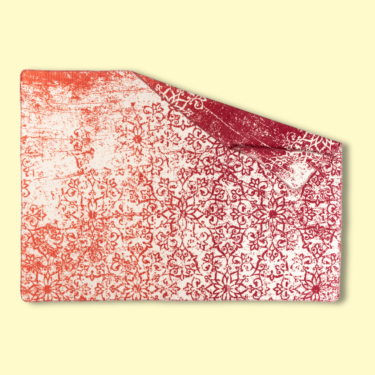 flauschige Kuscheldecke - rot