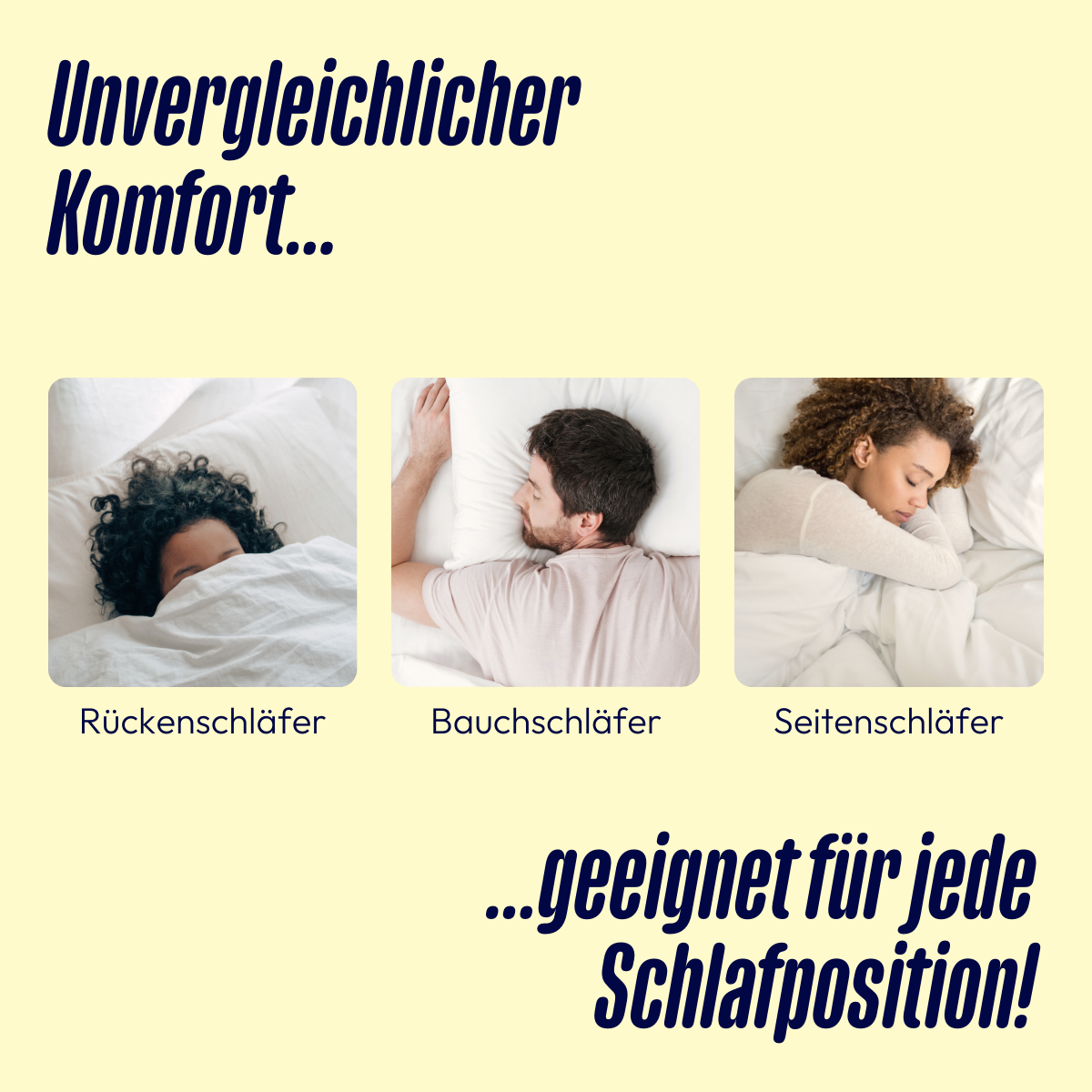 Natur Nackenkissen für erholsamen Schlaf