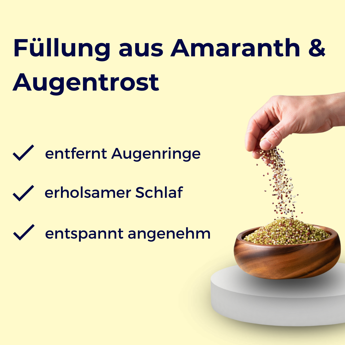 Augenkissen - Entspannung für die Augen