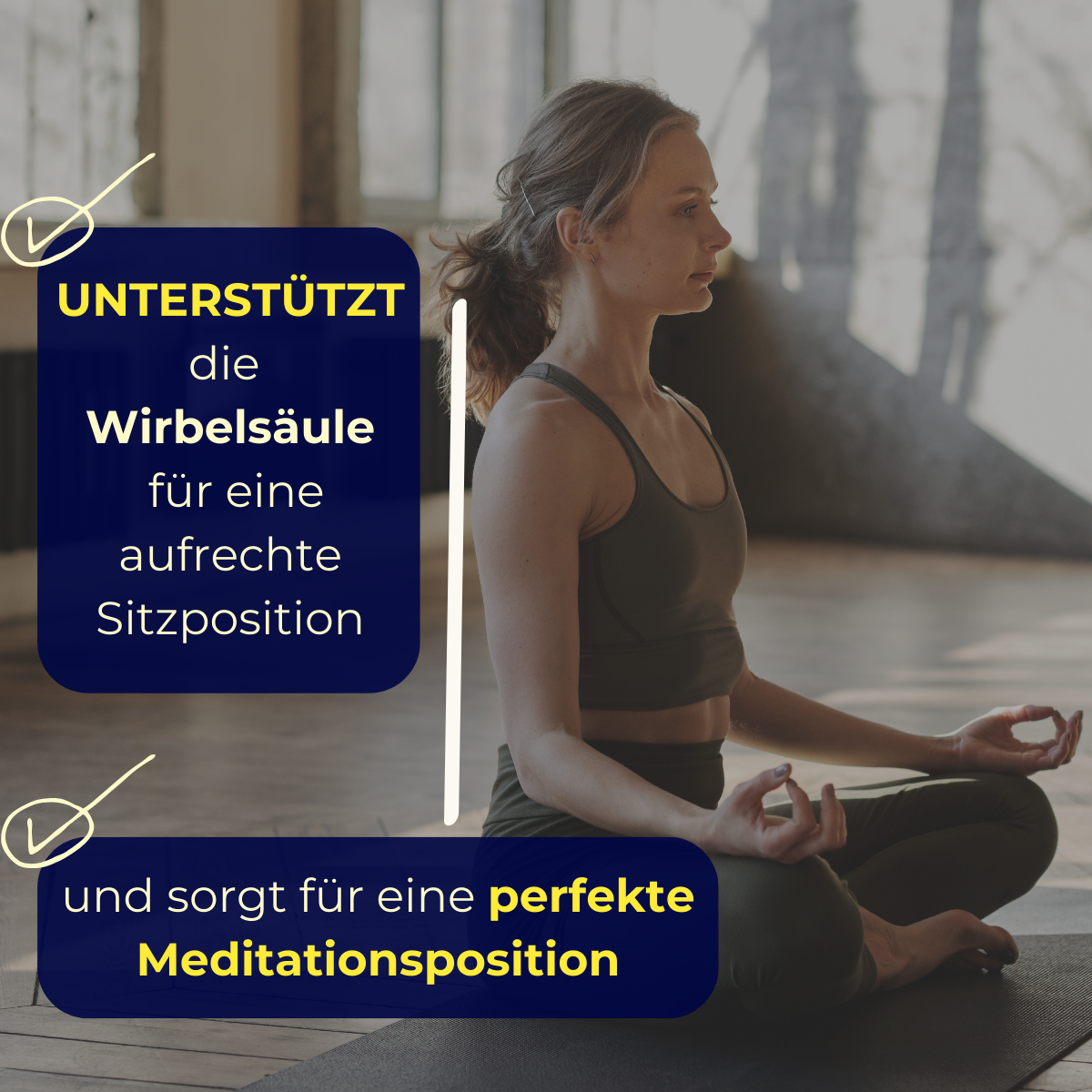 Yogakissen - keine Schmerzen und Verspannungen