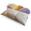 kleines Schafschurwoll-Hirse-Kissen mit Lavendel